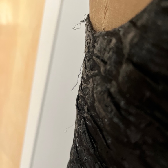 New without tag sample J Mendel black lame mermaid gown evening dress size 6 - Picture 15 of 15